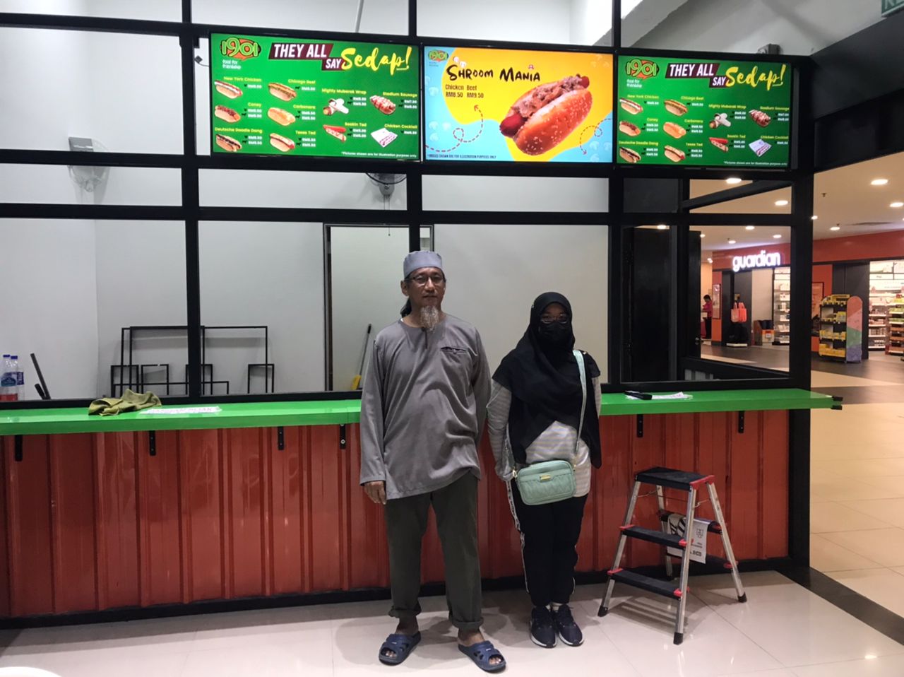 1901 Kiosk Commercial TV Installation